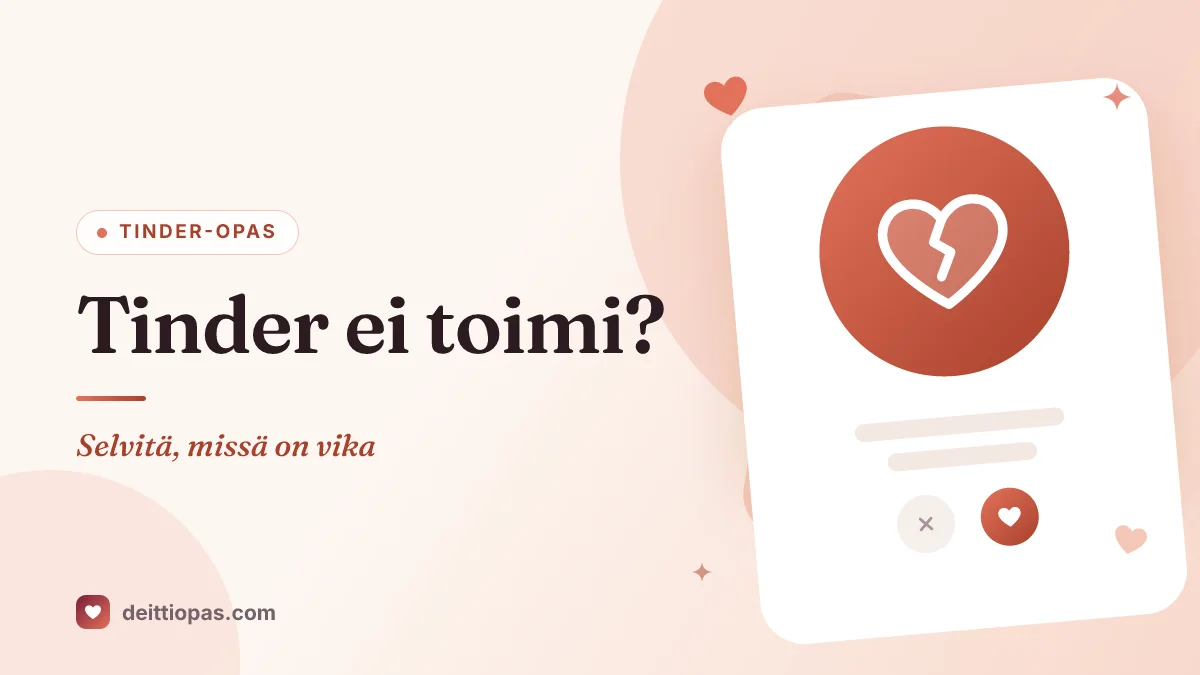 Tinder ei toimi