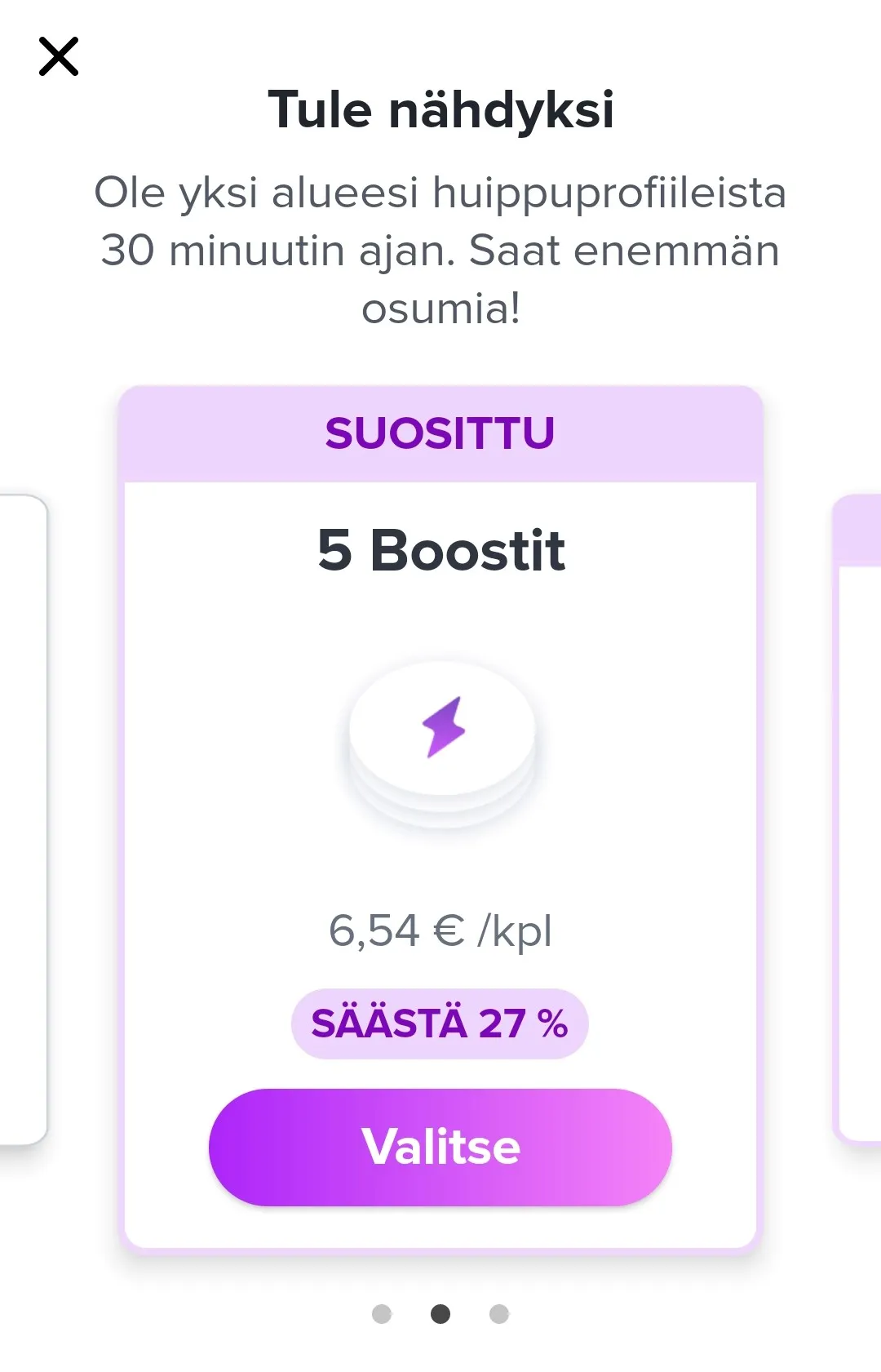 Tinder boost hinta 2