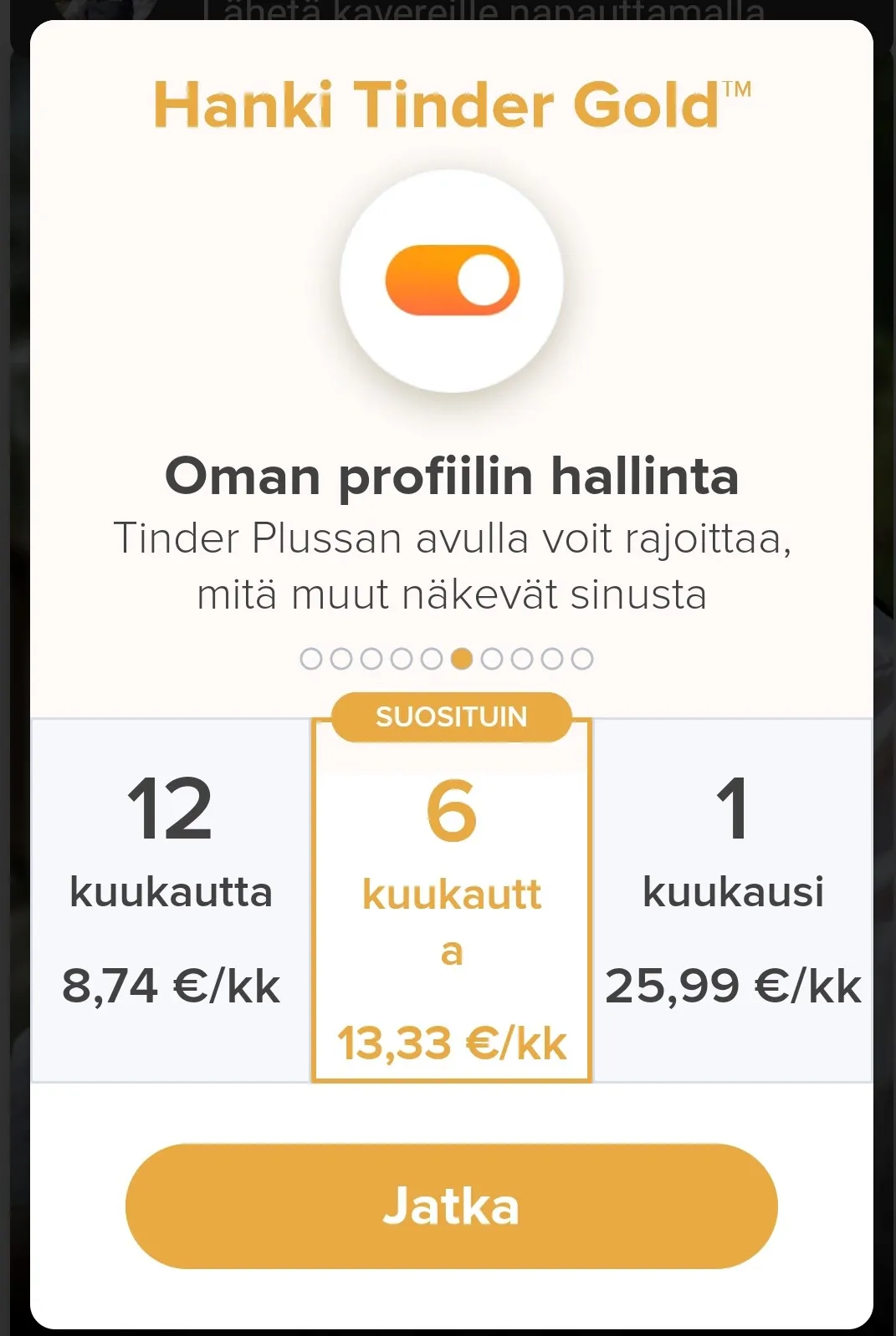 Tinder gold 5